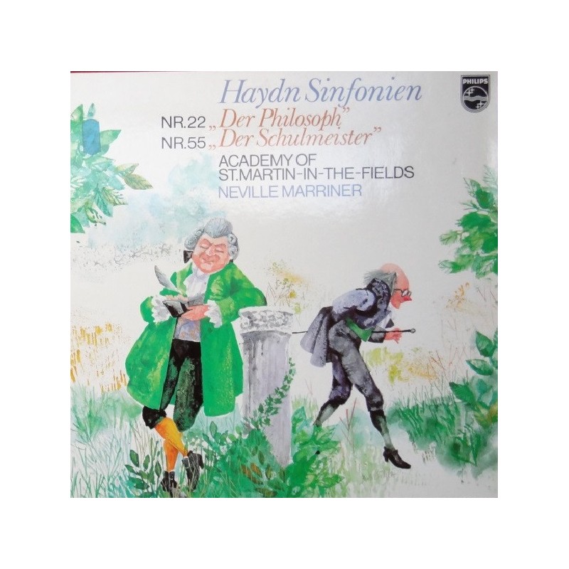 Haydn: Sinfonien Nr.22 "Der Philosoph"/Nr.55 "Der Schulmeister", Marriner, LP, Philips 9500-198