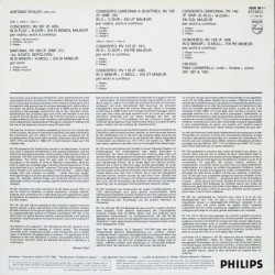 Vivaldi: Sinfonie E Concerti RV 118, 123, 128, 146, 169, 192, 367, I Musici, Pina Carmirelli, LP, Philips 9500-961