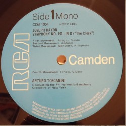 Toscanini: Dawn And Siegfried's Rhine Journey, Philharmonic Symphony Orchestra, LP mono, Camden CDM-1054