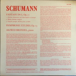 Robert Schumann: Fantasy In C Major Op. 17, Symphonic Etudes Op. 13, Alfred Brendel, LP, Vanguard VSL-11069