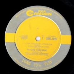 Toscanini: The Sorcerer's Apprentice/La Traviata, New York Philharmonic Orch., LP mono, Camden CDN-1027