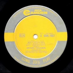 Toscanini: The Sorcerer's Apprentice/La Traviata, New York Philharmonic Orch., LP mono, Camden CDN-1027