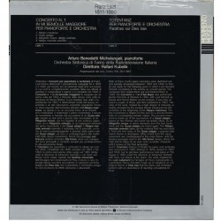 Liszt: Concerto N.1 In Mi Bem. Mag./Totentanz, Arturo Benedetti Michelangeli, Rafael Kubelik, LP,