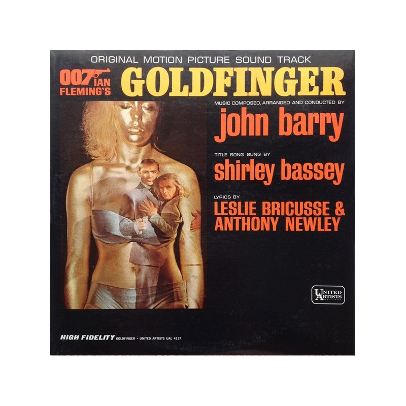 John Barry – Goldfinger (OST), LP mono, United Artists UAL-4117
