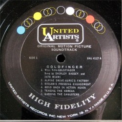 John Barry – Goldfinger (OST), LP mono, United Artists UAL-4117