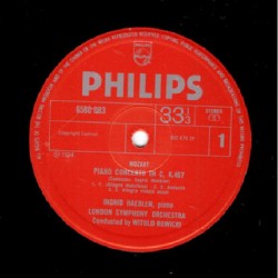 Mozart: Piano Concerto No. 21, K.467 "Elvira Madigan", Haebler, London Symphony Orch., Alceo Galliera, LP, Philips 6580-083