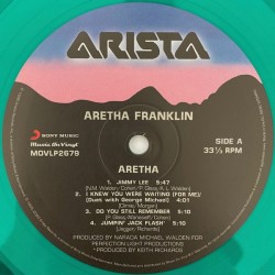Aretha Franklin ‎– Aretha, green LP 180g. ltd 2000 copies, Music on Vinyl 8719262014145
