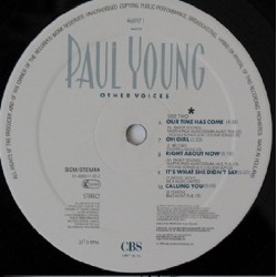 Paul Young – Other Voices, LP, CBS 5099746691714