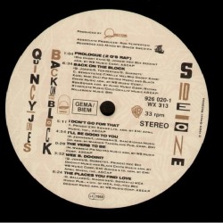 Quincy Jones – Back On The Block, LP, Qwest Records 075992602013