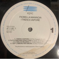 Fiorella Mannoia – I Treni A Vapore, LP, Epic 5099747118715