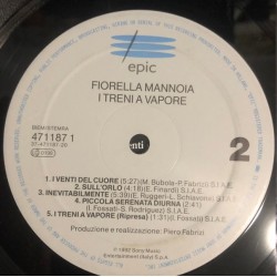 Fiorella Mannoia – I Treni A Vapore, LP, Epic 5099747118715