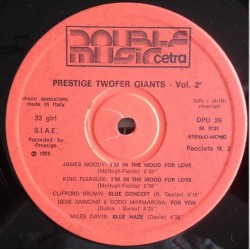 Various – Prestige Twofer Giants Volume II, 2x LP, Cetra DPU-26