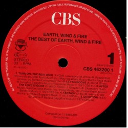 Earth, Wind & Fire – The Best Of Earth, Wind & Fire Vol. II, LP, CBS 5099746320010