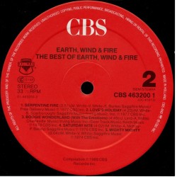 Earth, Wind & Fire – The Best Of Earth, Wind & Fire Vol. II, LP, CBS 5099746320010
