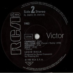 Lucio Dalla – 1983, LP, RCA PL-31692