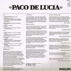 Paco De Lucia – Paco De Lucia, LP, Philips 6328-171