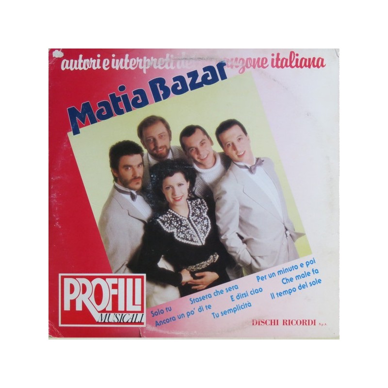 Matia Bazar – Matia Bazar, LP gatefold, Dischi Ricordi SRIC-025