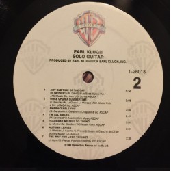 Earl Klugh – Solo Guitar, LP, Warner Bros. 075992601818