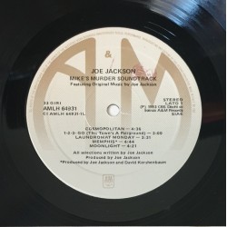 Joe Jackson – Mike's Murder (O.S.T.), LP, A&M Records AMLH-64931