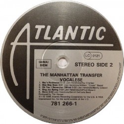 The Manhattan Transfer – Vocalese, LP, Atlantic 781266-1