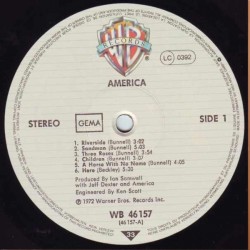 America – America, LP, Warner Bros. 022924621413