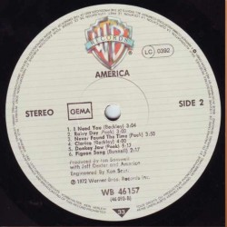 America – America, LP, Warner Bros. 022924621413