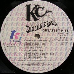 KC & The Sunshine Band – Greatest Hits, LP, TK Records TKR-83385
