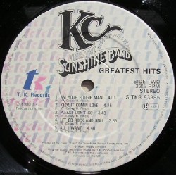 KC & The Sunshine Band – Greatest Hits, LP, TK Records TKR-83385