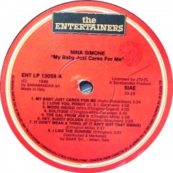 Nina Simone – My Baby Just Cares For Me, LP, The Entertainers 8004883160594