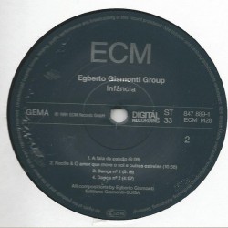 Egberto Gismonti Group – Infância, LP gatefold, ECM 042284788915