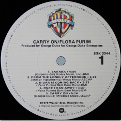 Flora Purim – Carry On, LP, Warner Bros. BSK-3344