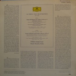 Beethoven: Violin Sonatas Op. 47 "Kreutzer", Op. 30 No. 3, Wilhelm Kempff, Yehudi Menuhin, LP, DG 2530-135