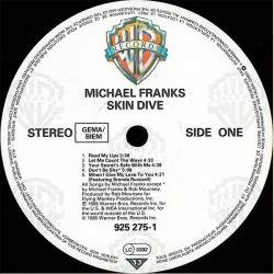 Michael Franks – Skin Dive, LP, Warner Bros. 925275-1