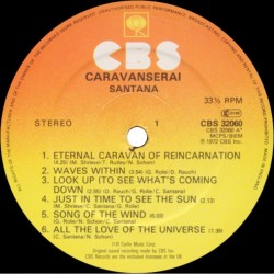 Santana – Caravanserai, LP, CBS-32060