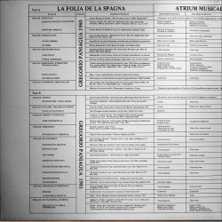 Gregorio Paniagua – La Folia De La Spagna, LP gatefold, Harmonia Mundi HM-1050