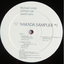 Michael Jones, Gabriel Lee, David Lanz – Narada Sampler n°1, LP, Narada LP-1007