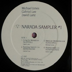 Michael Jones, Gabriel Lee, David Lanz – Narada Sampler n°1, LP, Narada LP-1007