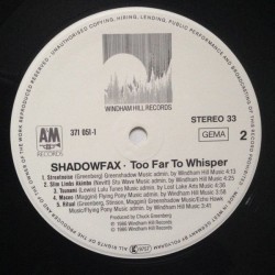 Shadowfax – Too Far To Whisper, LP, Windham Hill Records 082837105110