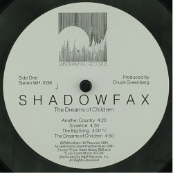 Shadowfax – The Dreams Of Children, LP, Windham Hill Records WH-1038