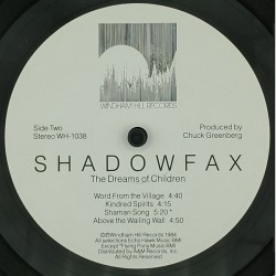 Shadowfax – The Dreams Of Children, LP, Windham Hill Records WH-1038