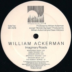William Ackerman – Imaginary Roads, LP, Windham Hill Records 019341107811