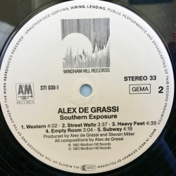 Alex de Grassi – Southern Exposure, LP, Windham Hill Records 082837103017