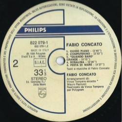 Fabio Concato – Fabio Concato, LP, Philips 822079-1