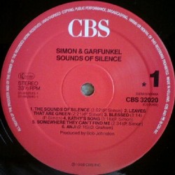 Simon & Garfunkel – Sounds Of Silence, LP, CBS 5099703202014