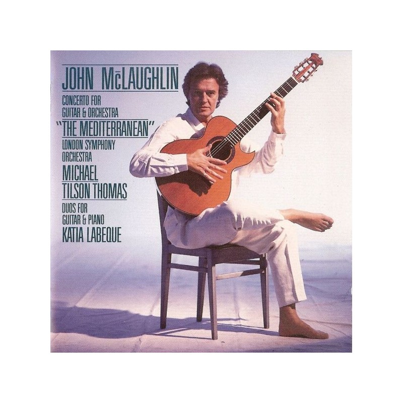 John McLaughlin & Katia Labèque / Tilson Thomas, Concerto For Guitar & Orchestra "The Mediterranean", LP, CBS 5099704557816