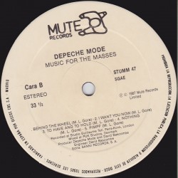 Depeche Mode – Music For The Masses, LP, Mute STUMM-47