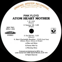 Pink Floyd – Atom Heart Mother, LP, MFSL 1-202, 015775120211
