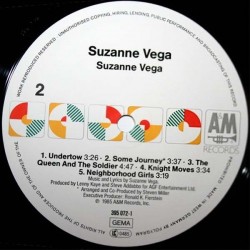Suzanne Vega – Suzanne Vega, LP, A&M Records, 082839507219
