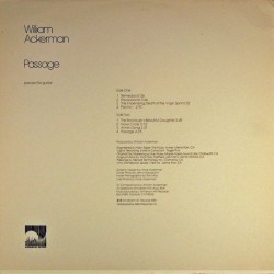 William Ackerman – Passage, LP, Windham Hill 01934110141