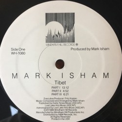 Mark Isham – Tibet, LP, Windham Hill 019341108016